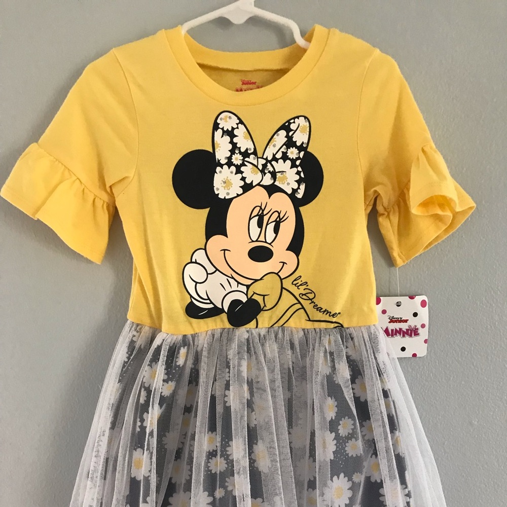 Disney yellow Minnie Mouse tutu dress
